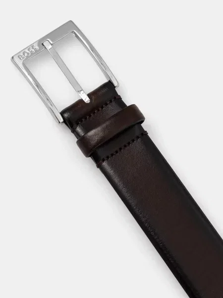 BOSS curea de piele maro