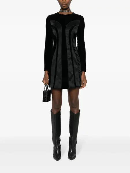 Rochie Alberta Ferretti de catifea negru