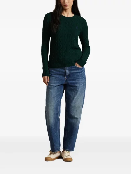 Căciulă Polo Ralph Lauren cu broderie cu dungi cowboy roșu