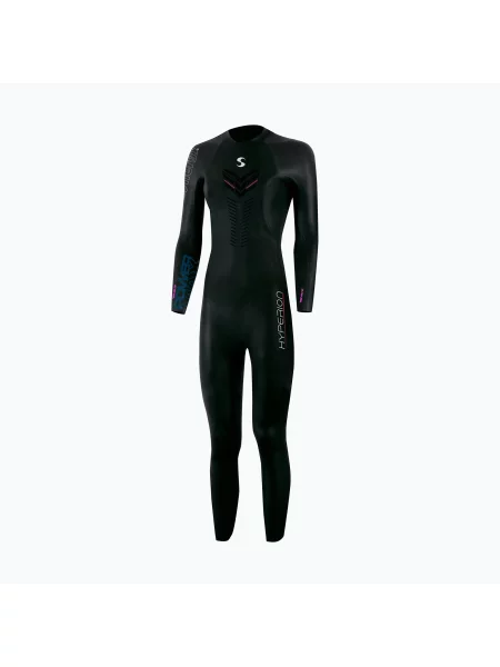 Triatlonová neoprenová kombinéza Synergy Hyperion Full Sleeve black černý