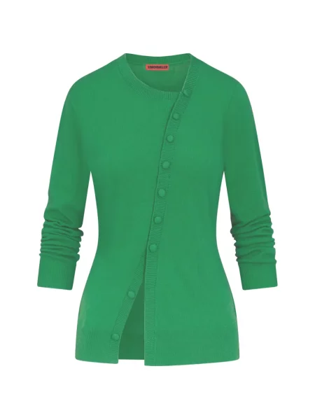 Cardigan Simon Miller asimetric verde