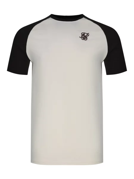 SikSilk Tricou ecru negru