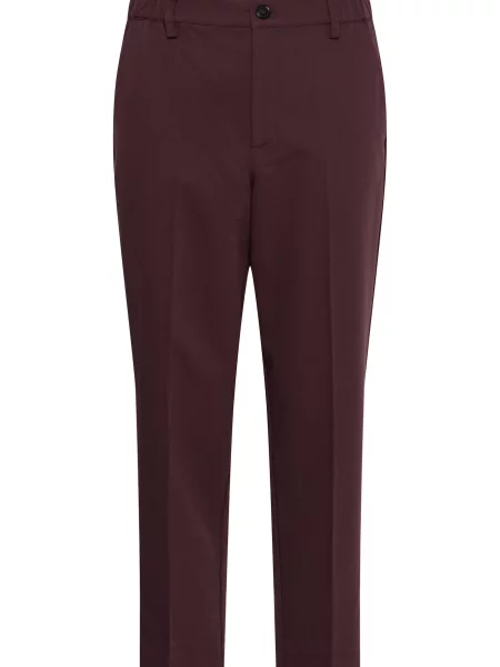 Kaffe Pantaloni cu dungă KASakura ciocolatiu