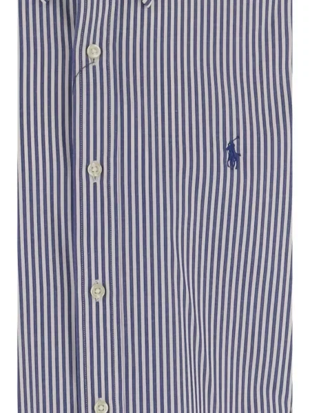 Ριγέ πουκάμισο Polo Ralph Lauren μπλε