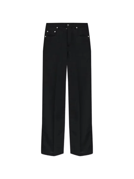 Pantaloni Rick Owens de lână negru