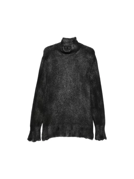 Sweter z golfem Avant Toi szary