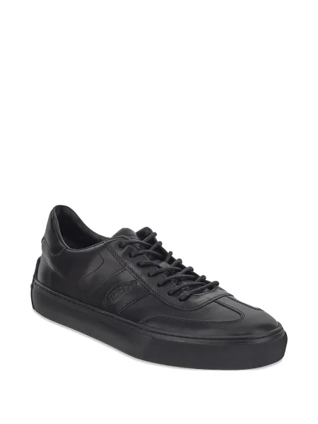 Sneakerși Tod's cu șireturi din dantelă negru