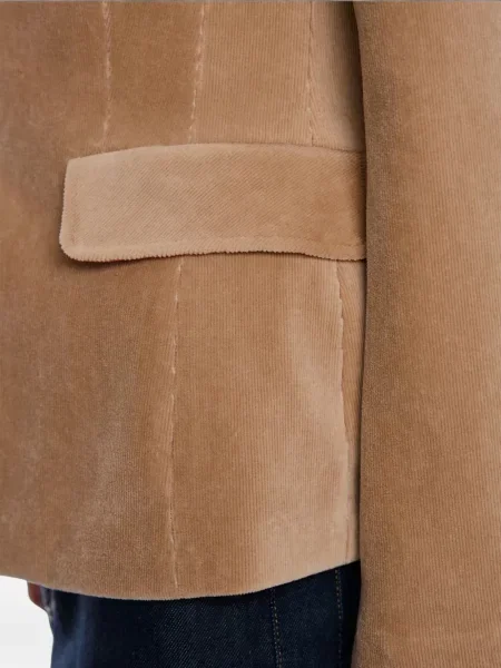 Sacou Marccain de catifea cord maro