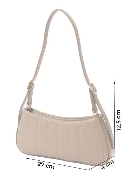 Geantă Calvin Klein Quilted Sm Shoulder Bag Bej maro