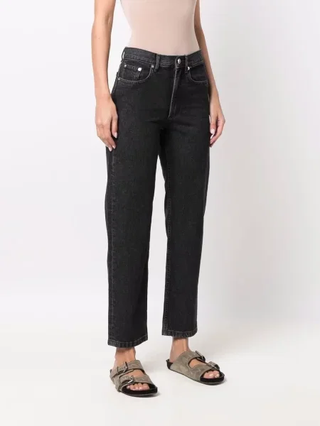 Straight fit džíny A.p.c. černé