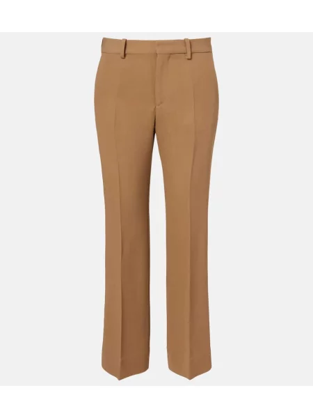 Pantaloni Toteme evazate bej