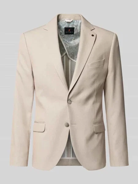 Marynarka z z patkami model NICK' Zuitable beżowa