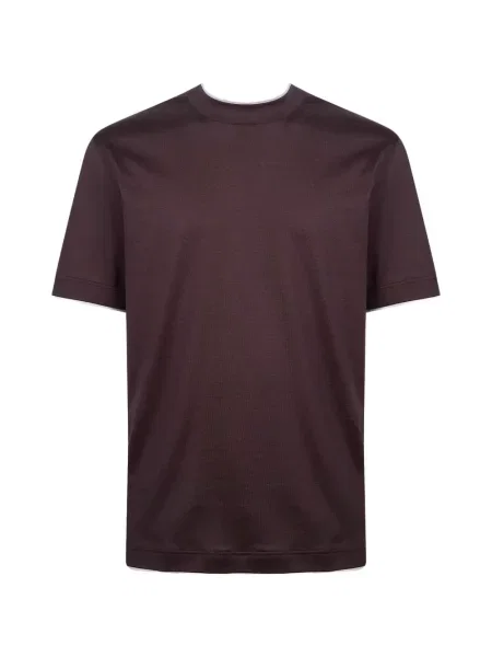 Tricou Eleventy cu decolteu rotund roșu