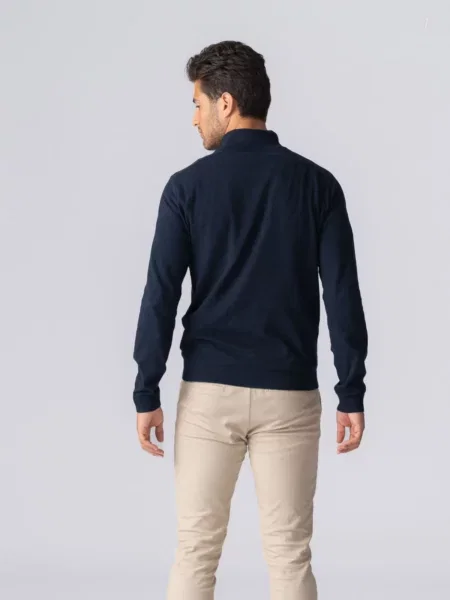 TEESHOPPEN Pulover Pullover Half bleumarin