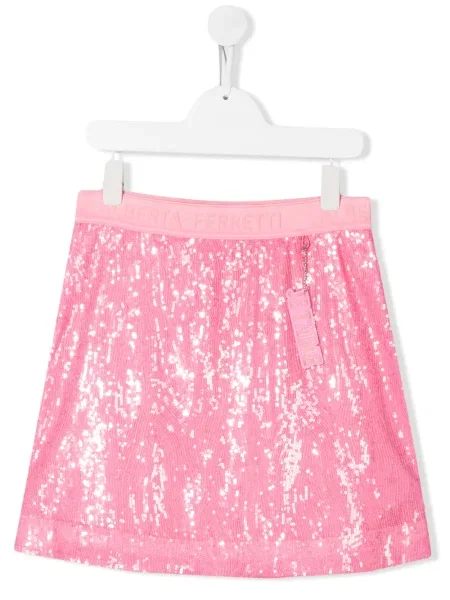 Spódnica mini dziecięca Alberta Ferretti różowa
