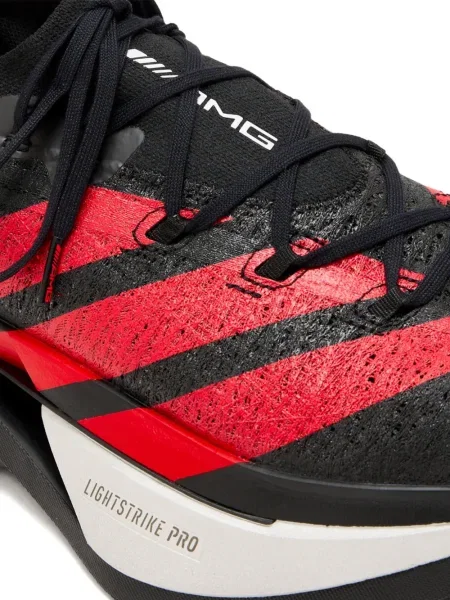 Sneakerși Adidas Adizero din piele de căprioară cu dungi cu imagine gri