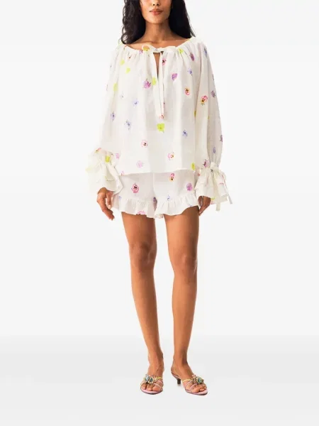 Pantaloni scurți Sleeper cu model floral cu imagine