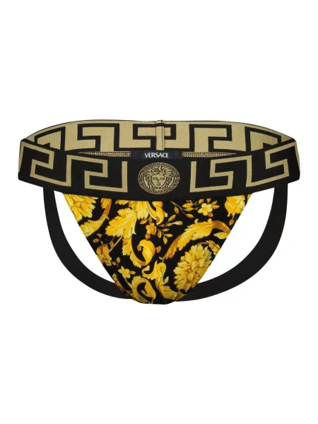 Versace Slipy Jock Strap czarny