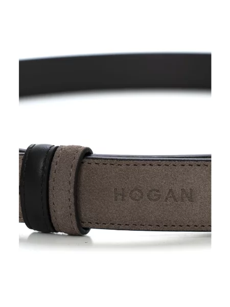 Pasek Hogan skórzany brązowy