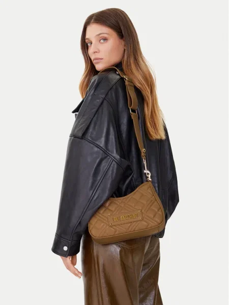 Geantă LOVE MOSCHINO Bej maro