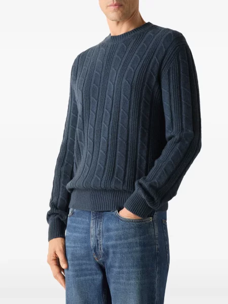 Pulover Zegna din cașmir albastru