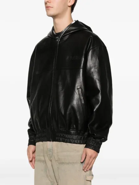 Geanta de piele Amiri negru