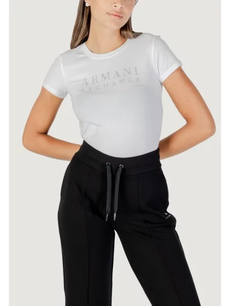 Armani Exchange Majica Casual Fit bela