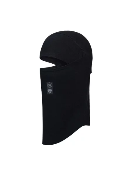 Kominiarka dziecięca BUFF THERMONET® HINGED BALACLAVA SOLID BLACK one size czarna