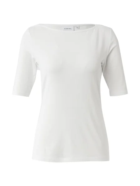 COMMA Tricou alb