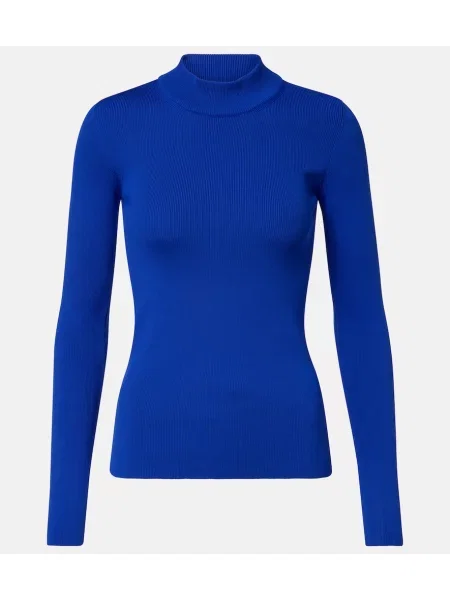 Pulover Jil Sander tricotate albastru