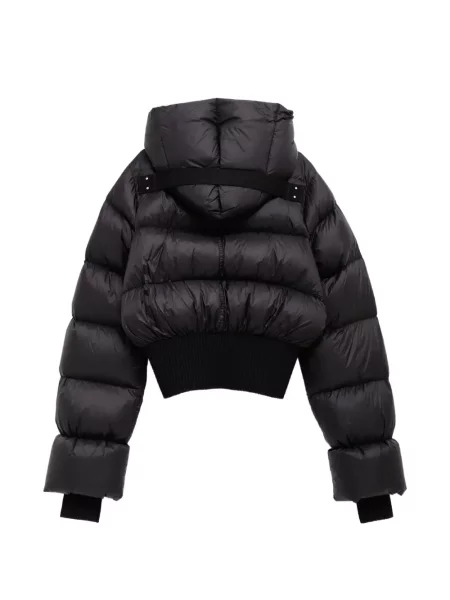 Geacă Rick Owens cu glugă negru