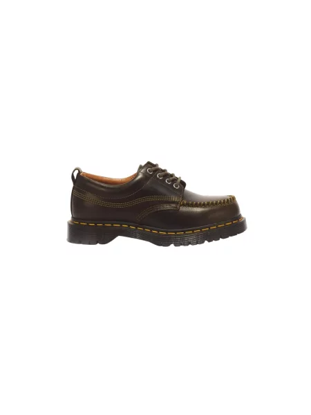 Półbuty Dr. Martens skórzane zielone