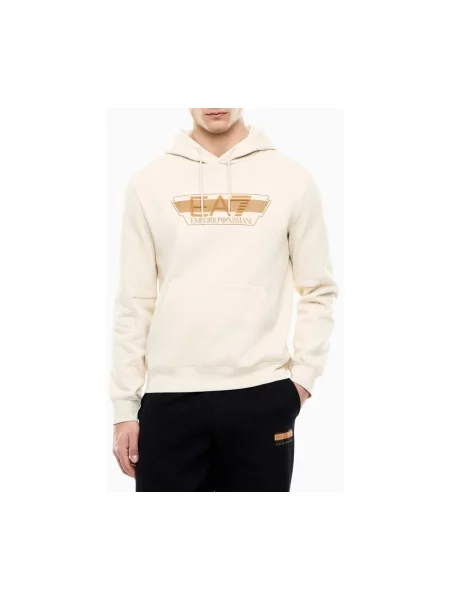 Mikina Emporio Armani Ea7 béžová