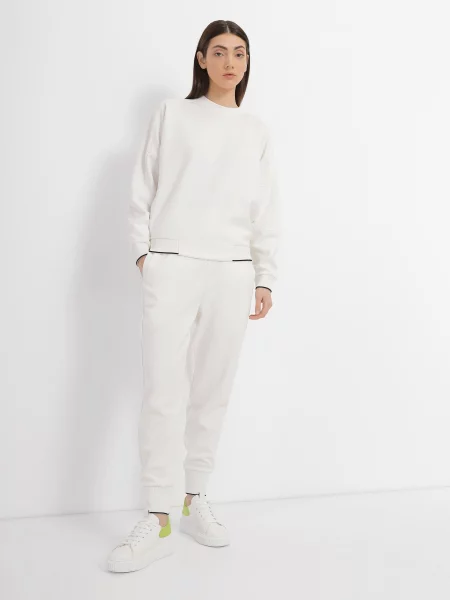 Спортивные штаны Emporio Armani белые