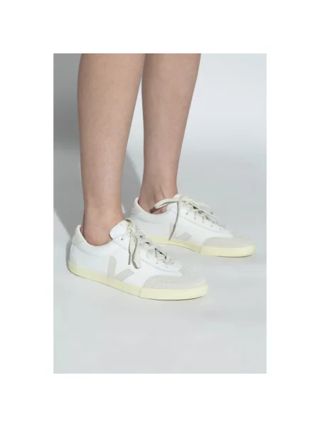 Sneakersy Veja Volley skórzane retro białe