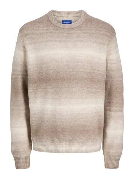 JACK & JONES Pulover JORMEADOWS / deschis maro