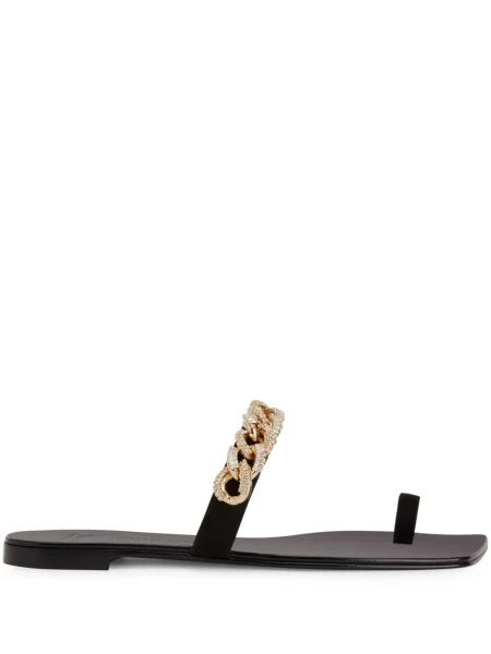 Colier Giuseppe Zanotti din piele negru