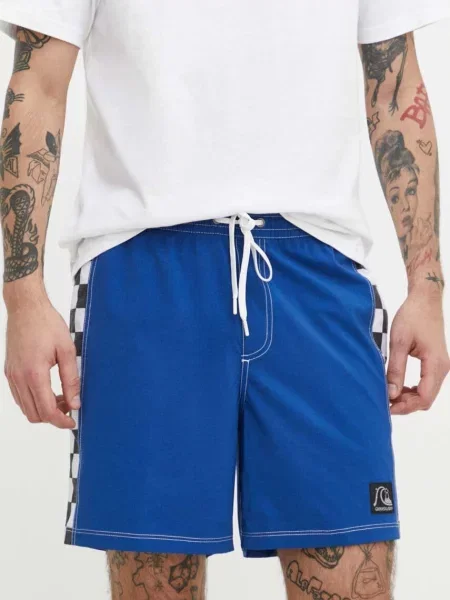 Къс панталон Quiksilver синьо