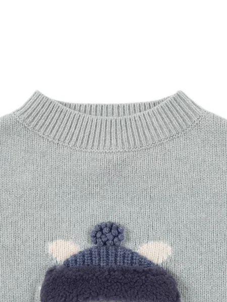 Donsje светр дитячий із мериносової вовни Denn Merino Wool Sweater Polar Bear