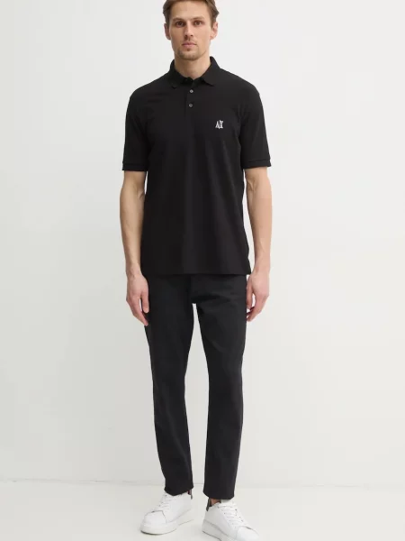Tricou polo Armani negru
