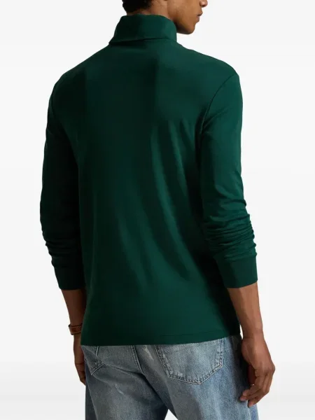 Chiloți Polo Ralph Lauren din țesătură twill cu autograf cu glugă albastru