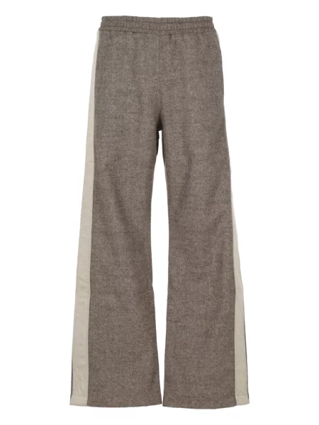 Pantaloni Fiorucci cu dungi maro