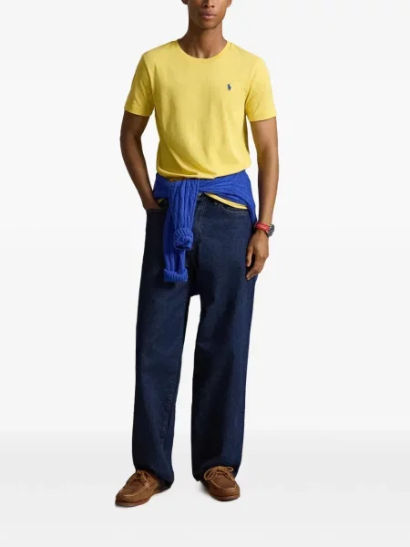 Polo Polo Ralph Lauren από ζέρσεϋ με αυτόγραφο μαύρο
