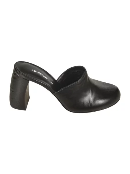 Klapki mules Ann Demeulemeester czarne