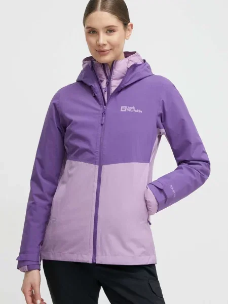 Куртка outdoor Jack Wolfskin Weiltal 2L фіолетовий