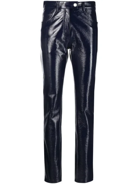 Pantaloni Courreges albastru