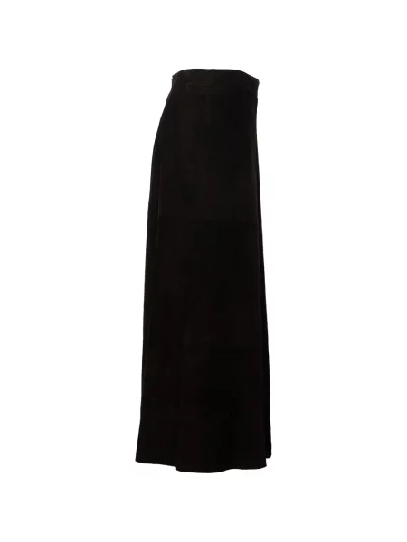 Fustă 's Max Mara din piele de căprioară maro
