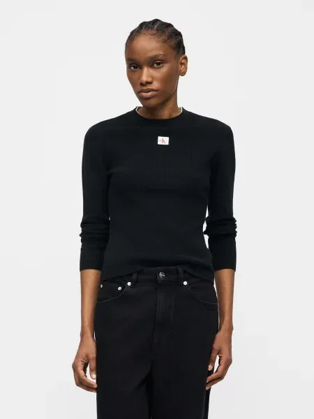 Calvin Klein Jeans Pulover negru