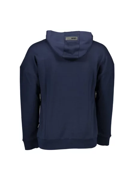 Bluza z kapturem Plein Sport z kapturem niebieska
