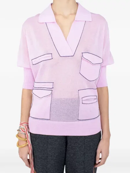 Koszulka polo Kiko Kostadinov różowa